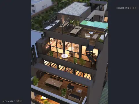 Holmberg 3100, Piso 3