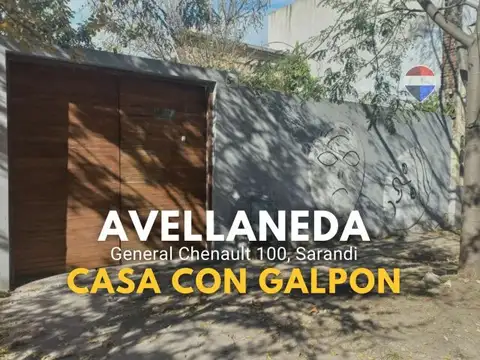 CASA EN VENTA C/ GALPON A UNA CUADRA DE MITRE