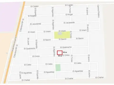 Terreno en Venta 30  mts Frente