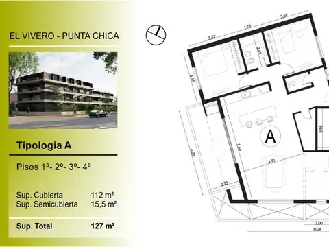 Departamento en Venta en Punta Chica, $ 570.000.000