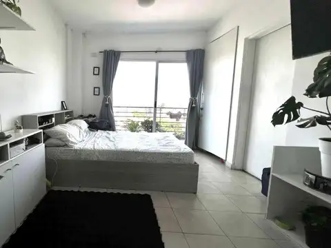 Luminoso departamento monoambiente con balcon 33m2 en Boedo