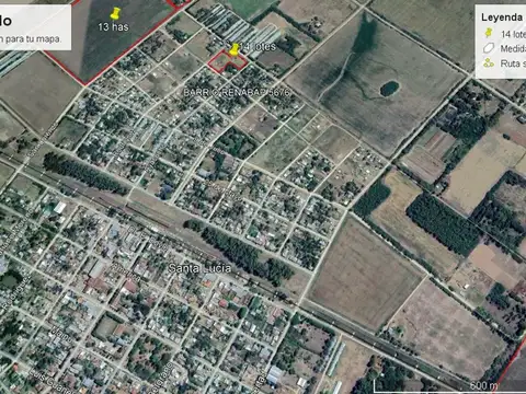 Terreno en Venta en Santa Lucia, USD 115.000