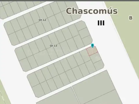 LOTE EN VENTA EN CHASCOMUS LA LIBERATA