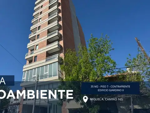 VENTA MONOAMBIENTE 35 M2 MIGUEL A. CAMINO 165 