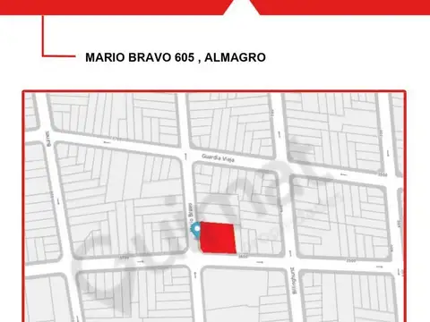 Terreno en Venta en Almagro, USD 2.680.000