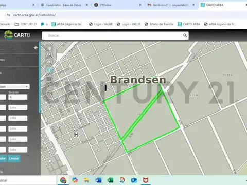 Terreno en Venta 40  mts Fondo