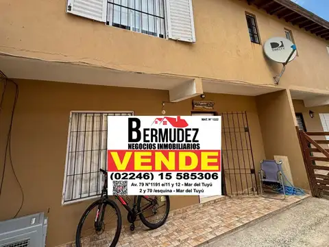 Venta Duplex 3 Ambientes Amoblado Calle 1 Entre 62 Y 63 Mar Del Tuyu