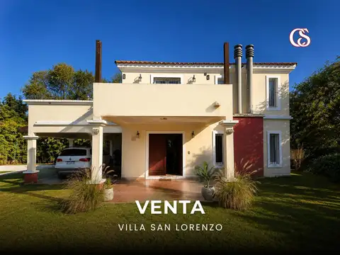 CASA DE CATEGORÍA EN VENTA - VILLA SAN LORENZO