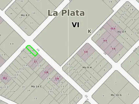 Terreno en Venta 10  mts Frente