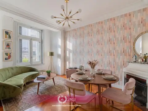 Venta departamento 3 ambientes con dependencia 80m² al frente céntrico estilo francés apto crédito