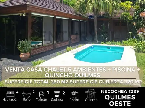 VENTA CASA 5 AMBIENTES QUILMES OESTE