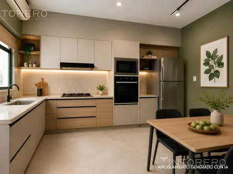 Depto Tipo Casa 4 ambientes con 2 baños
