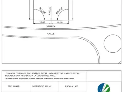 Terreno en Venta 40  mts Fondo