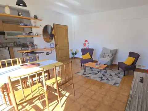 Departamento 2 ambientes con 1 baño