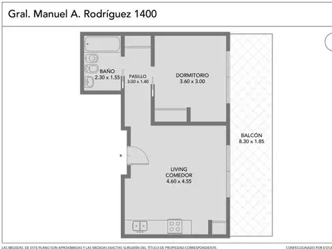 Gral. Manuel A. Rodríguez 1400 , Piso 5