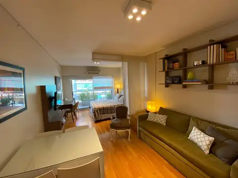 Departamento-Palermo-Botánico-Barrio Norte-Monoambiente-Balcón-Amueblado