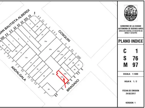 Terreno en Venta en Mataderos, USD 175.000