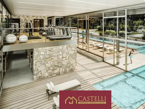 Departamento 2 ambientes con 1 baño