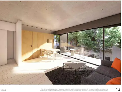 Departamento Monoambiente con 1 baño