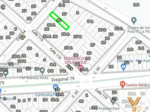 64 e/ 119 y Diagonal 113