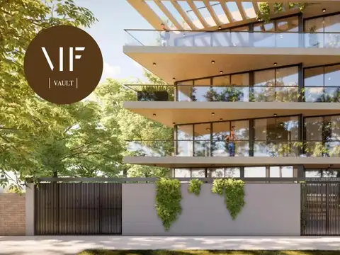 Excelente departamento de 2 ambientes con jardín y cochera en venta en Acassuso.