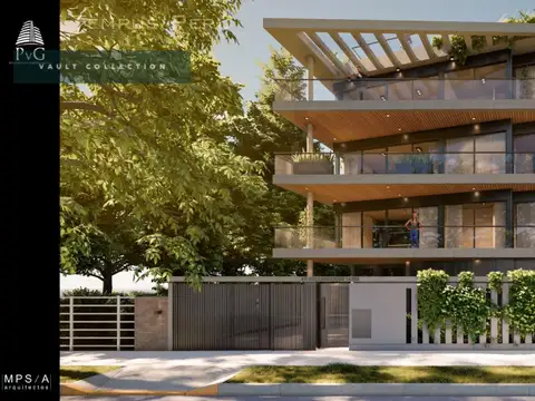 Excelente departamento de 2 ambientes con jardín y cochera en venta en Acassuso.