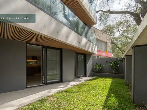 Excelente departamento de 2 ambientes con jardín y cochera en venta ubicado en Acassuso.