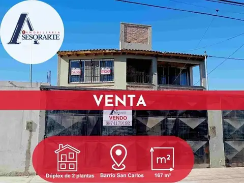Dúplex en Venta – Ampliación B° San Carlos
