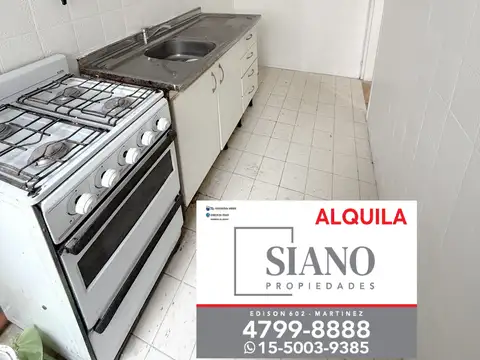Departamento 2 ambientes con 1 baño