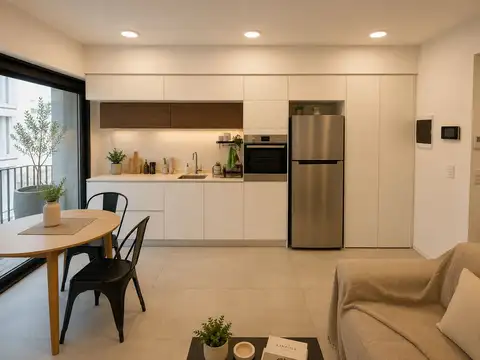 Departamento 2 ambientes con 1 baño