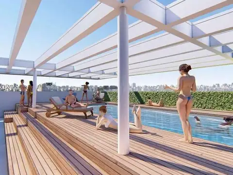 Departamento Monoambiente con 1 baño