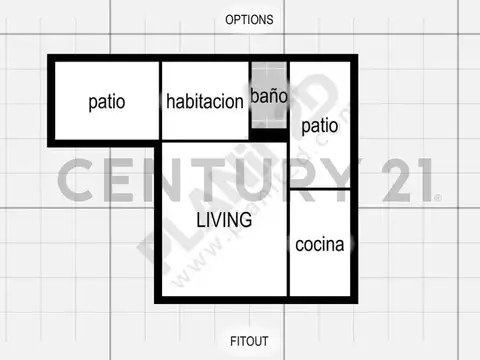 VENTA DEPARTAMENTO PLANTA BAJA 2 AMBIENTES CON 2 PATIOS EN CHACARITA