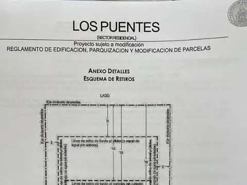 Terreno en Venta de 1111,0 m2