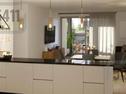 Depto Tipo Casa 2 ambientes con 1 baño