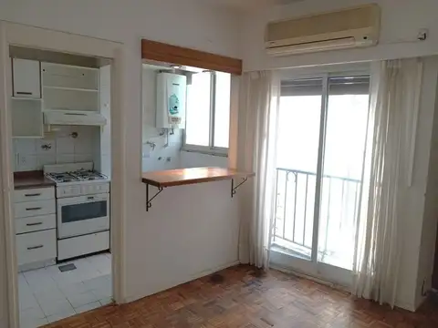 2 ambientes baño y cocina con barra lavadero placard muy lum
