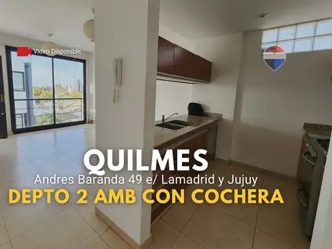 VENTA DEPARTAMENTO 2 AMB AIRE Y LUZ - QUILMES