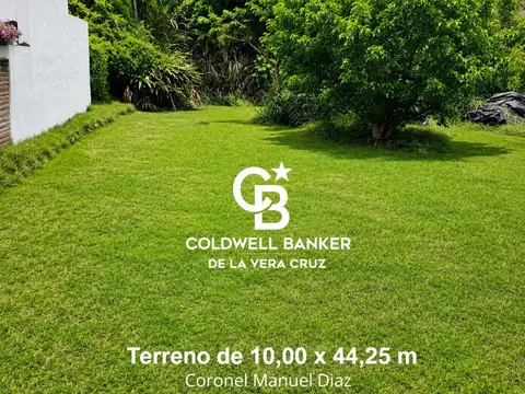 Terreno en Venta 10  mts Frente