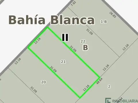 Terreno en Venta 31  mts Frente