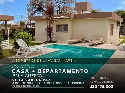 Casa en Venta en La Cuesta, Villa Carlos Paz