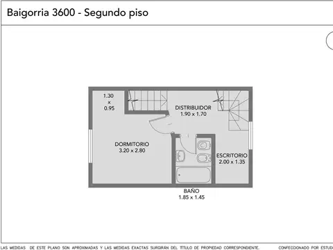 Casa 2 ambientes con 1 baño
