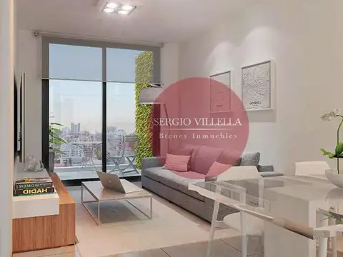 Departamento monoambiente en venta en Rosario