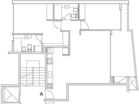 Venta dpto 3 ambientes pozo balcon aterrazado vista Saavedra