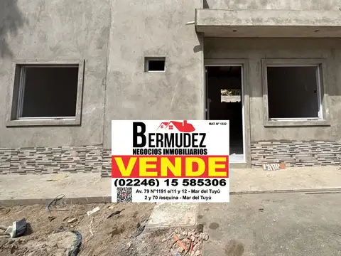 Venta Chalet De 3 Ambientes En Mar Del Tuyu Calle 93 Entre 2 Y 3