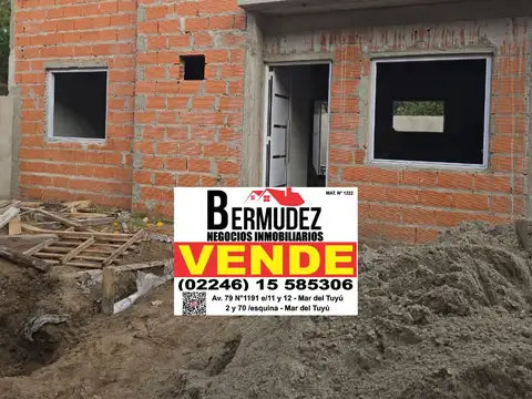 Venta Chalet De 3 Ambientes En Mar Del Tuyu Calle 93 Entre 2 Y 3
