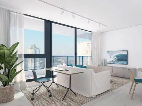 Departamento 2 ambientes con 1 baño