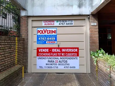COCHERAS CENTRICAS EN VILLA BALLESTER * COCHERAS EN EDIFICIO