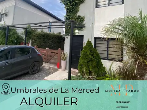 DÚPLEX EN ALQUILER EN UMBRALES DE LA MERCED I – TIPOLOGÍA A CON PARQUE, PARRILLA Y ESPACIO PARA DOS