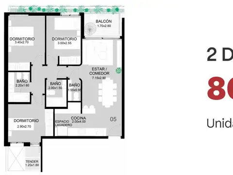 Departamento en Venta 1 año