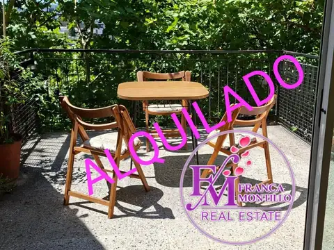ALQUILER DE 3 AMB CON COCHERA Y BALCON TERRAZA EN CHACARITA