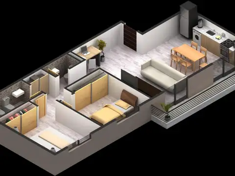 Departamento en Venta en Muñiz, USD 61.000